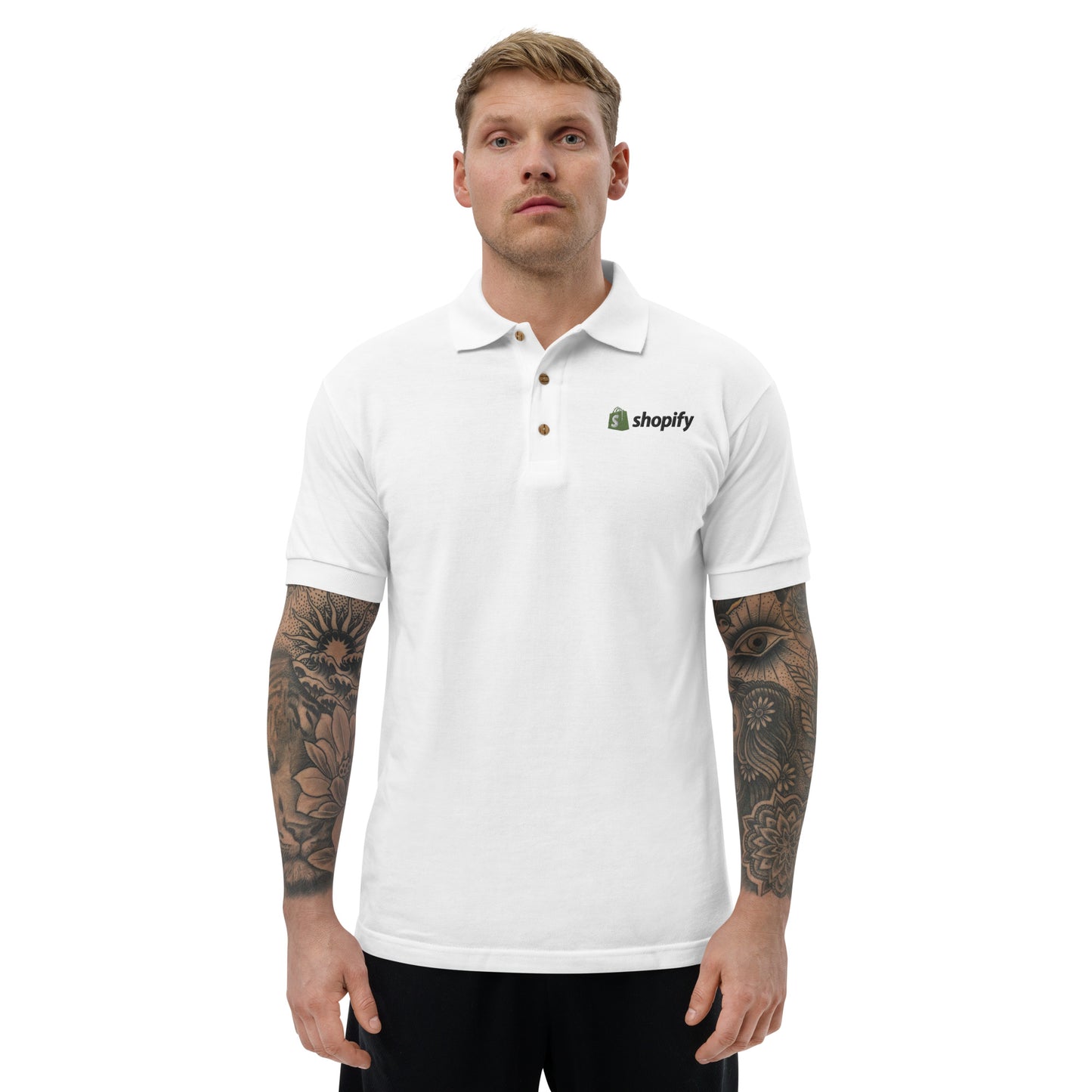 BUSINESS LOGO / Embroidered Polo Shirt