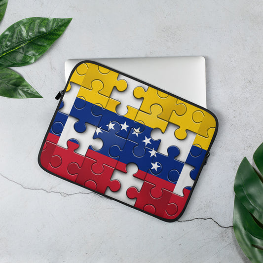 Venezuela flag puzzle, Venezuela en USA, Tricolor Venezolano, Gift para Venezolano, Venezuela Lover, Macbook Pro Cover, Laptop Sleeve