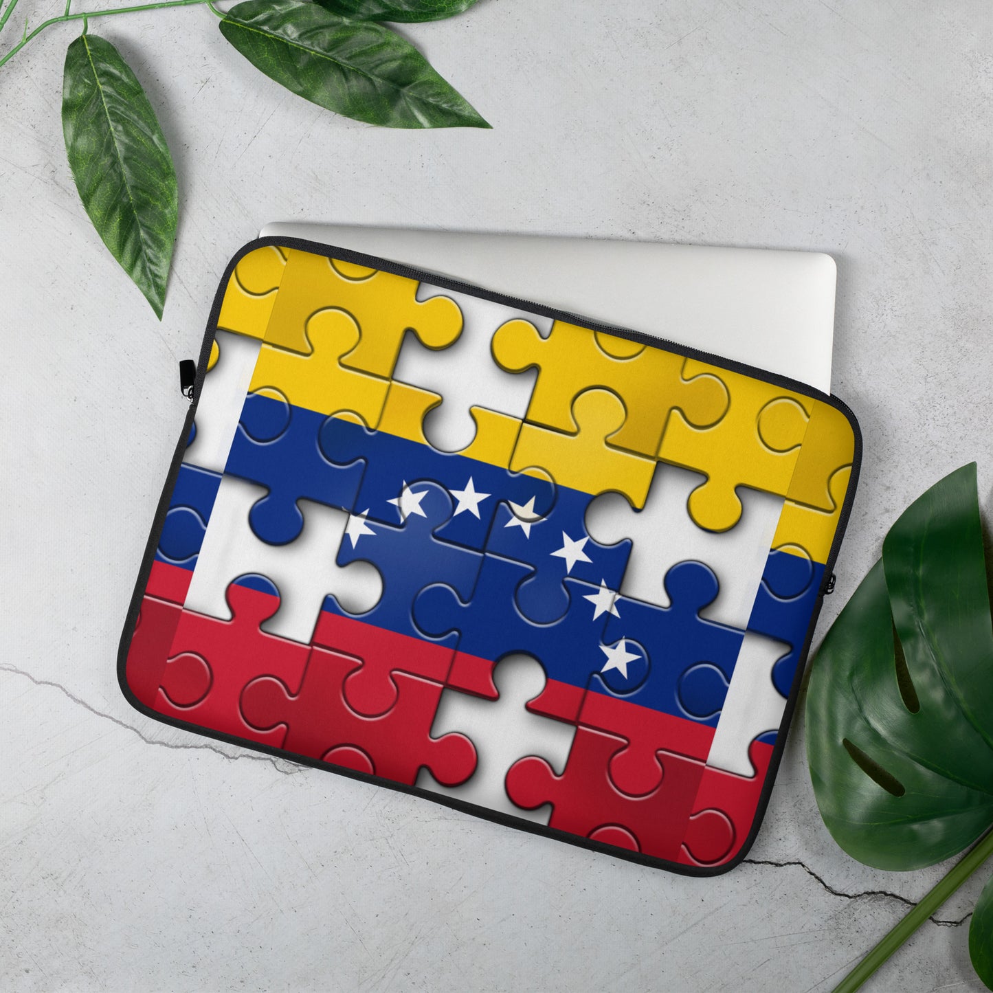 Venezuela flag puzzle, Venezuela en USA, Tricolor Venezolano, Gift para Venezolano, Venezuela Lover, Macbook Pro Cover, Laptop Sleeve