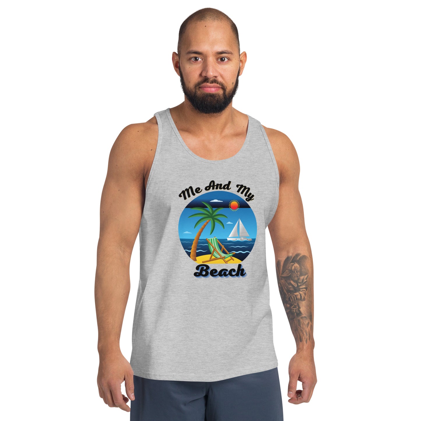 ME AND MY BEACH / Unisex Tank Top