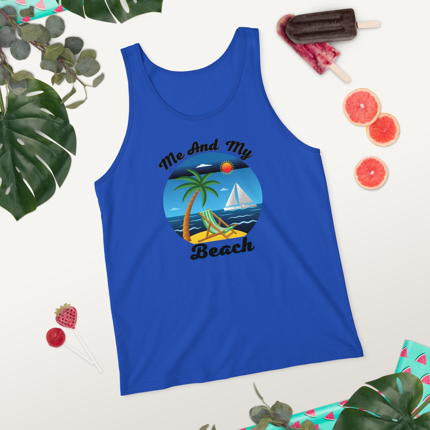 ME AND MY BEACH / Unisex Tank Top