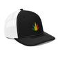 Weed Embroidered Hat, Colorful Flower / Trucker Cap