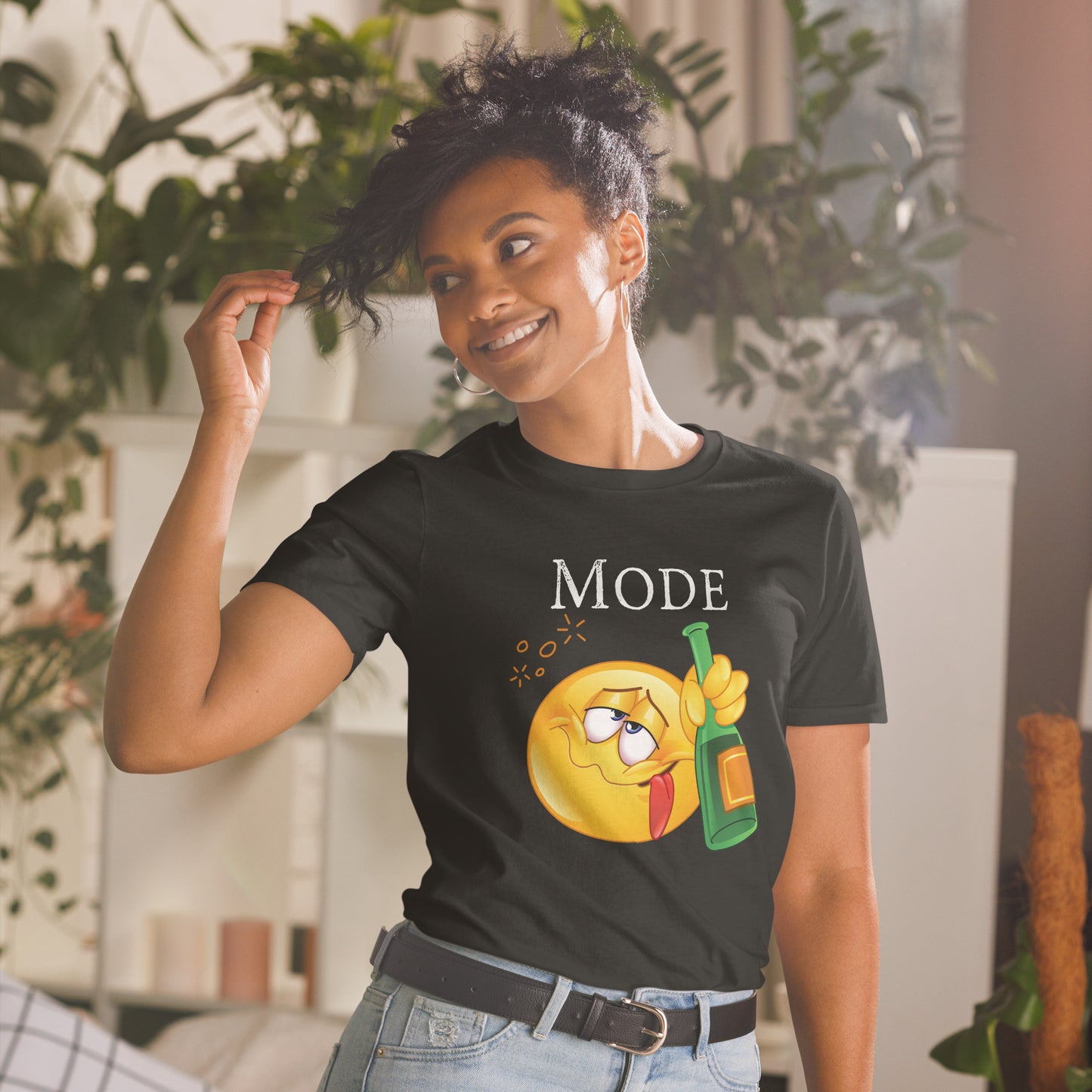 Mode Drink Emoji, Party Emoji shirt, Family Trip Shirts, Smile Emoji Shirt, Family Reunion Shirts, Matching Group Emoji Unisex T-Shirt