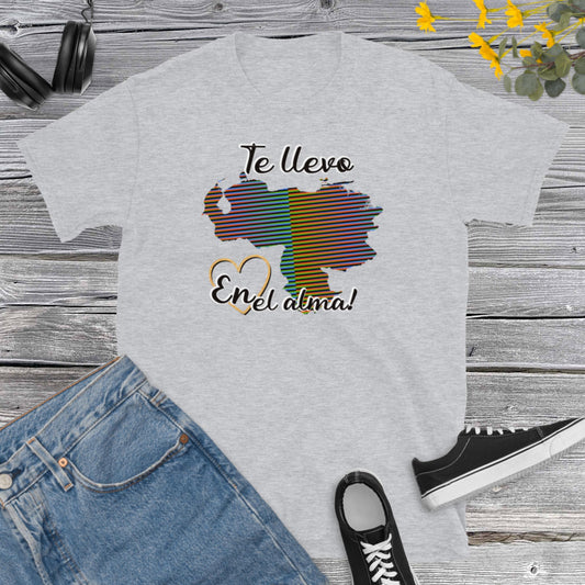 Venezuela Te llevo en el Alma, I Love Venezuela, Cruz Diez Arte Cinetico, Mapa Venezuela, Venezuela Lover Short-Sleeve Unisex T-Shirt