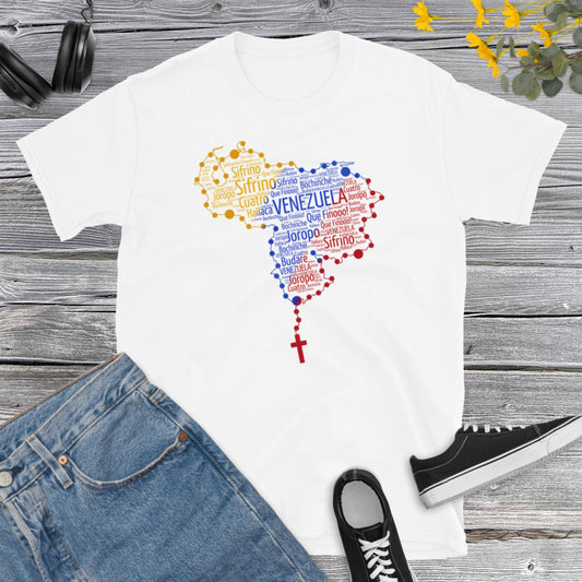 I Love Venezuela, Mapa Venezuela, Frases Venezolanas, Rosario Tricolor, Bandera Venezolana, Latin Power, Short-Sleeve Unisex T-Shirt