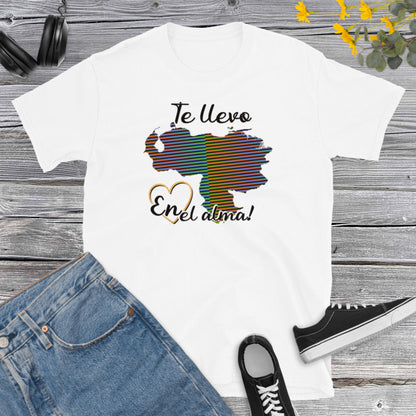 Venezuela Te llevo en el Alma, I Love Venezuela, Cruz Diez Arte Cinetico, Mapa Venezuela, Venezuela Lover Short-Sleeve Unisex T-Shirt