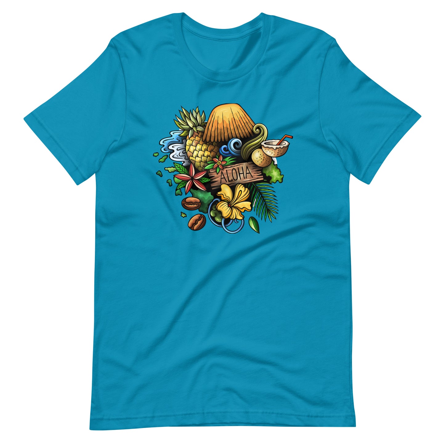 ALOHA SUMMER Hawaii Shirt, Hawaii Trip Tee, Holiday T-shirt, Beach Vacay Shirt, Summer Gift, Unisex t-shirt