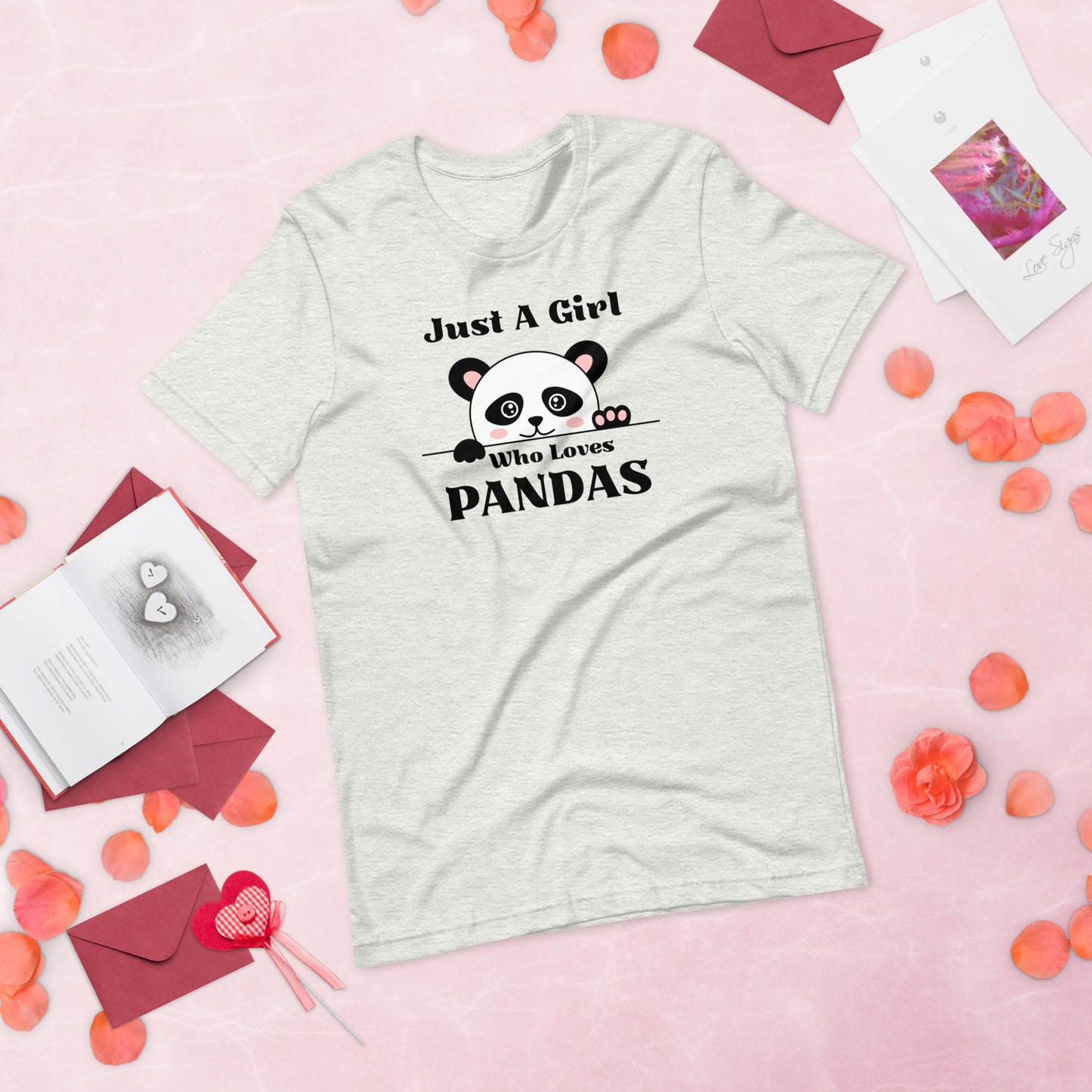 Panda Shirt, Just a Girl Who Loves Pandas, Funny Panda Shirt, Panda Lover Shirt,  Funny Shirt, Cute Panda Unisex t-shirt