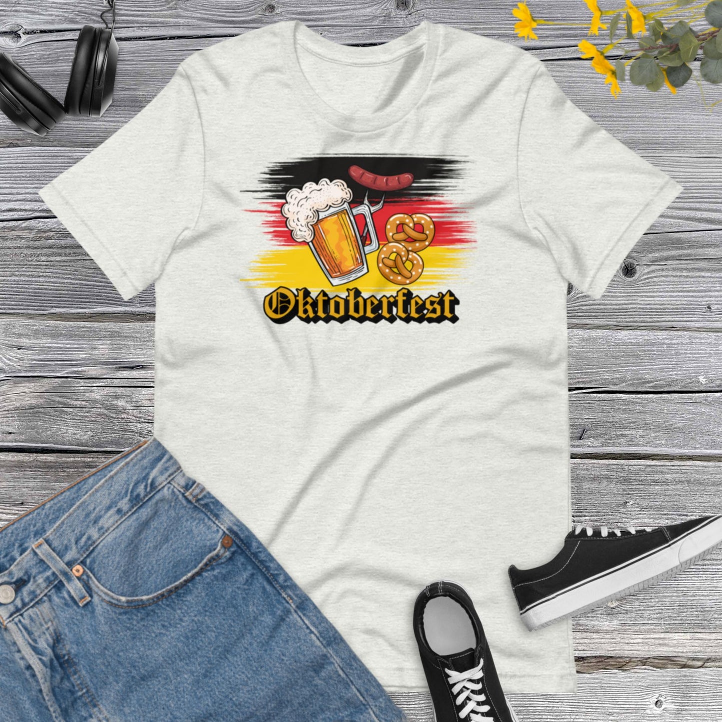 Oktoberfest Shirt, Funny Oktoberfest, Drinking Shirts, Beer Festival, Flag Germany Unisex t-shirtUnisex t-shirt