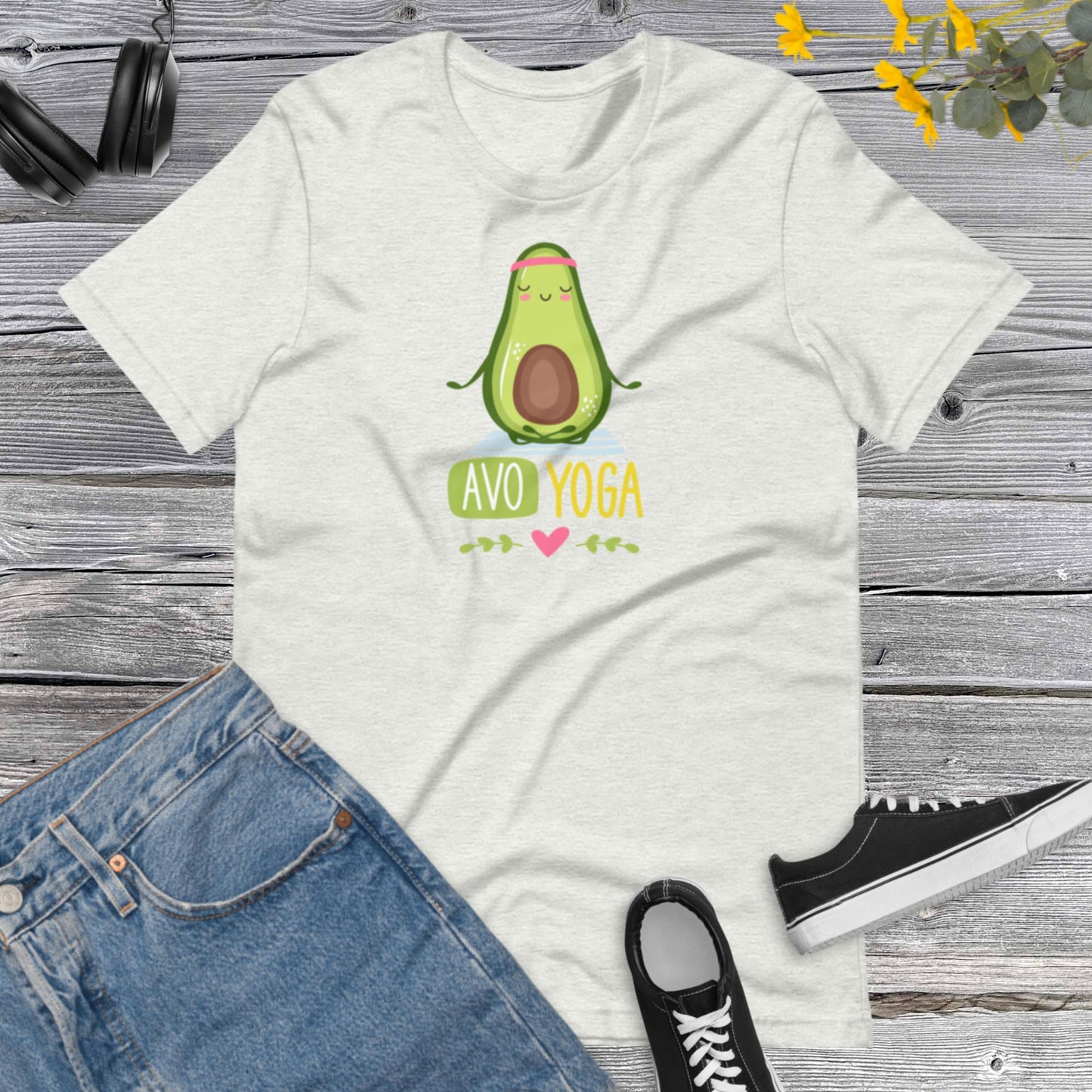 Avoyoga, Avocado Yoga, Avocado Shirt, Avocado Lover Shirt, Avocado Cute, Avocado Yoga Vegan Unisex t-shirt