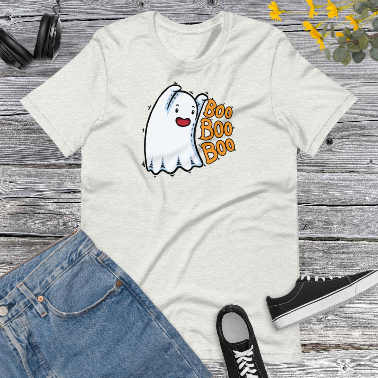 Ghost Boo! Funny Ghost Shirt, Halloween Shirt, Happy Halloween Spooky Ghost Gift Unisex t-shirt