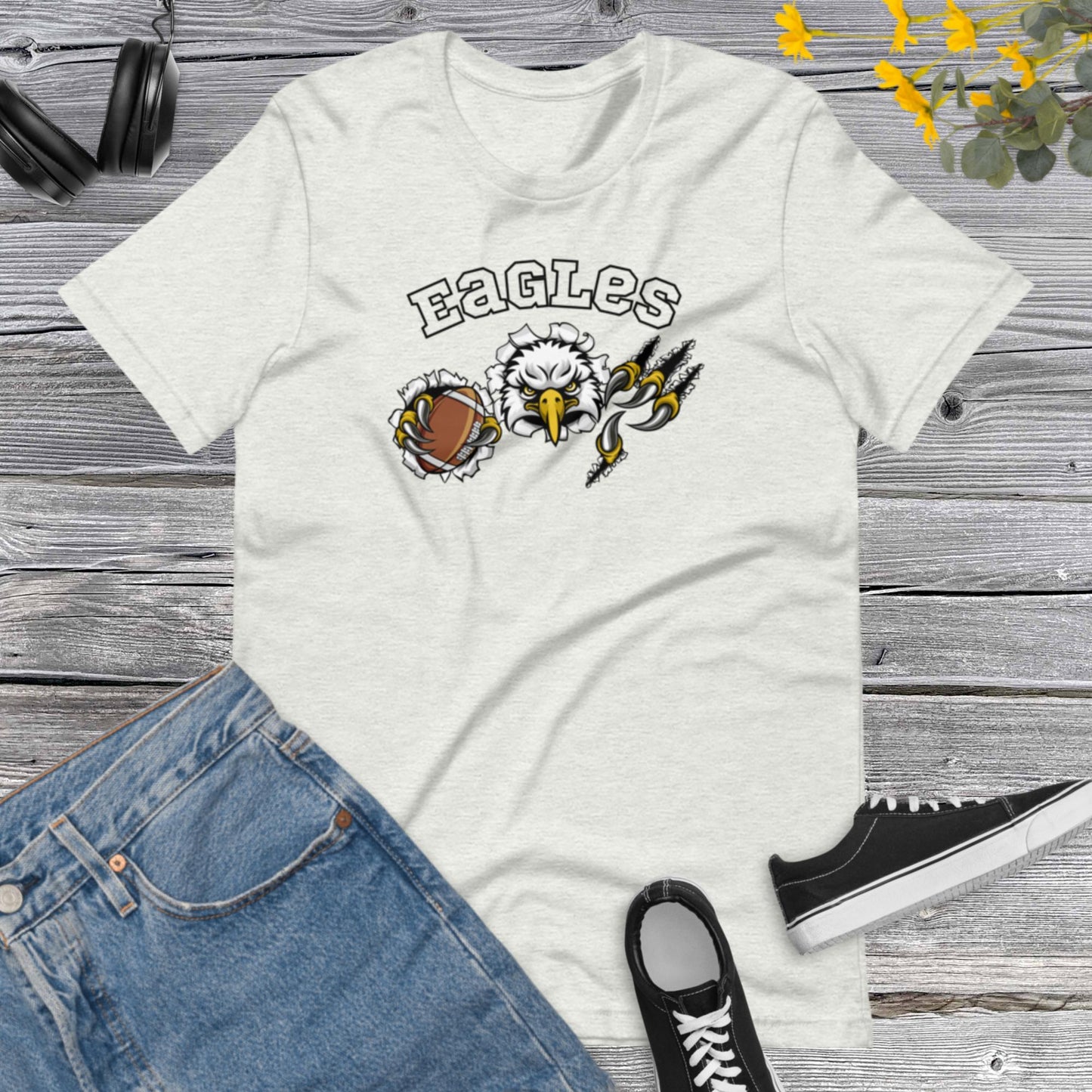 Eagles Football, Mascot Ball, Eagles Football Lover t-shirt, Football Season Unisex t-shirt