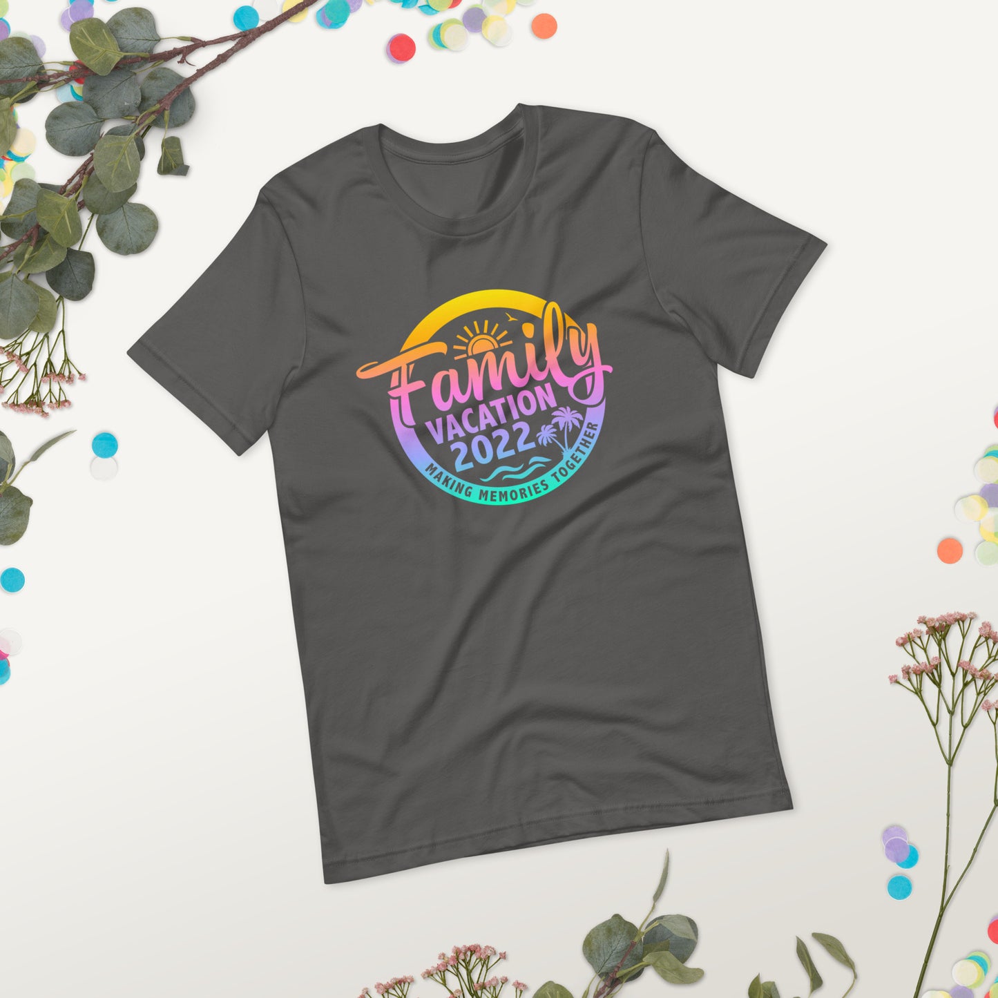 FAMILY VACATION 2022, Making Memories together, Trip Tee, Holiday T-shirt, Beach Vacay Shirt, Summer 2022 vacations, Unisex t-shirt