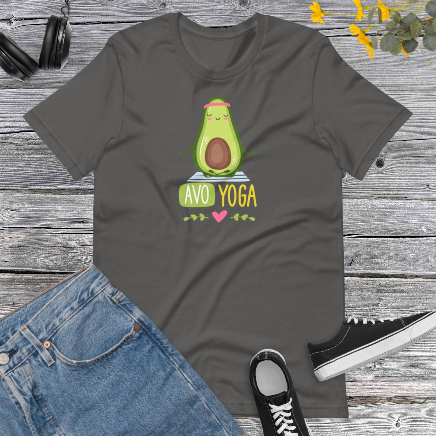 Avoyoga, Avocado Yoga, Avocado Shirt, Avocado Lover Shirt, Avocado Cute, Avocado Yoga Vegan Unisex t-shirt