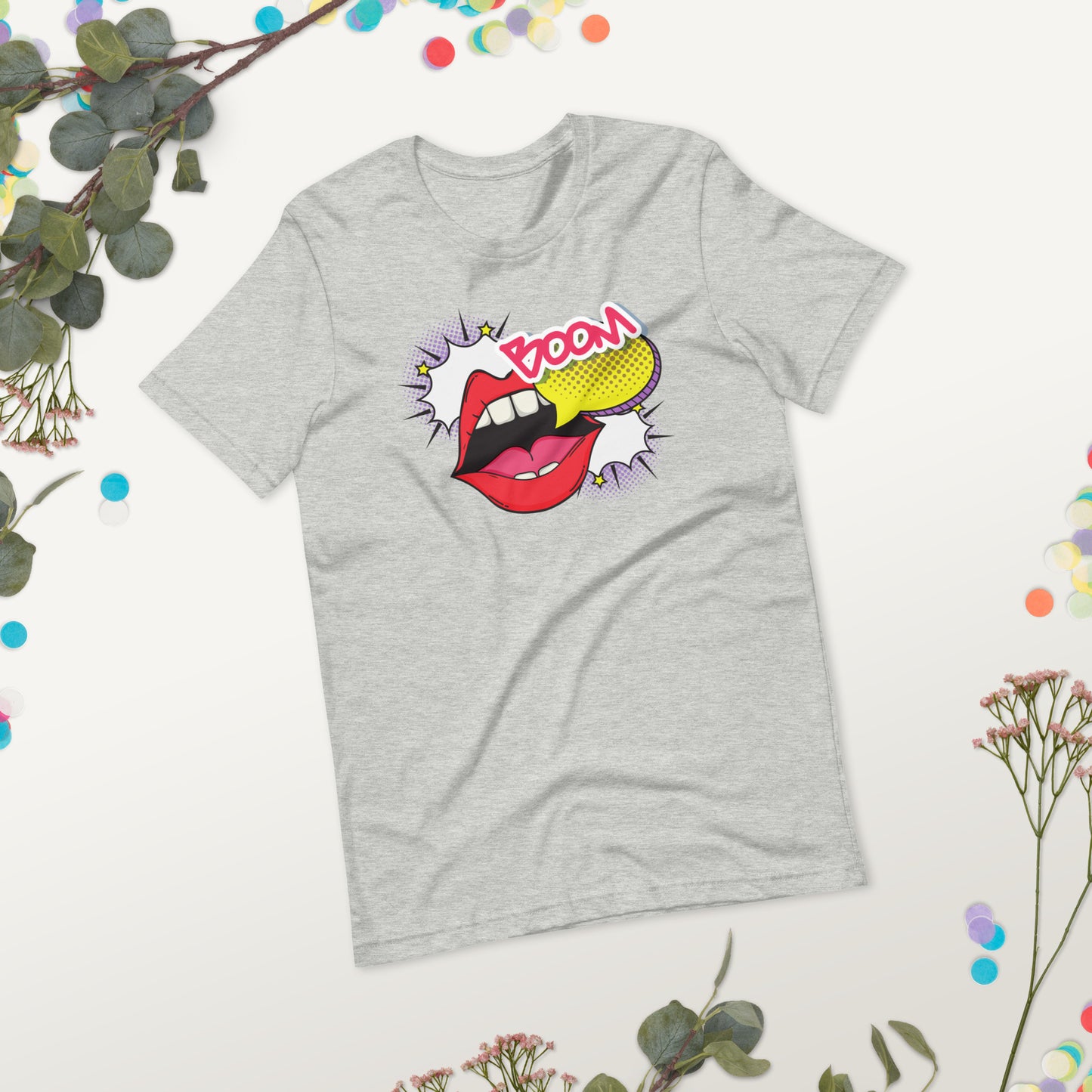 Boom Pop Art, Retro Boom, Unisex t-shirt