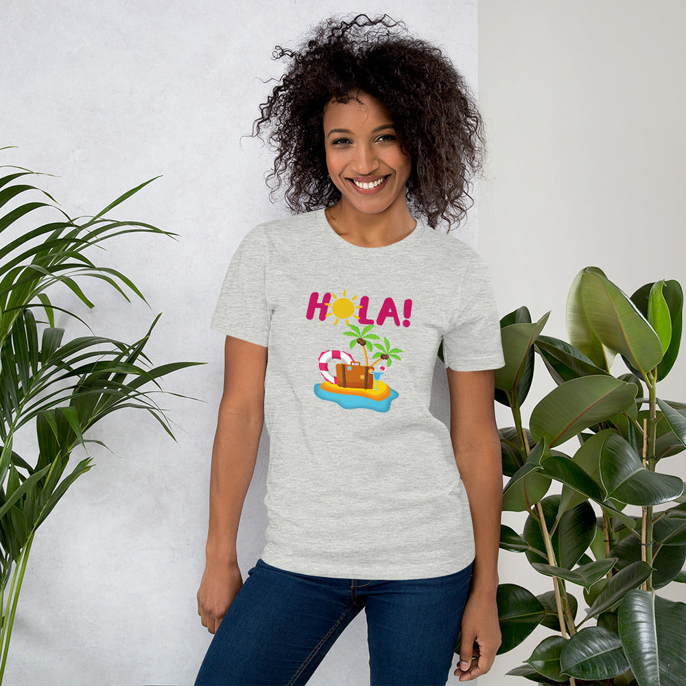 HOLA VERANO Summer T-Shirt, Beach Vacay Shirt, Summertime Shirt, Beach Trip Tee, Vacation Shirt, Beach Shirt, Unisex t-shirt