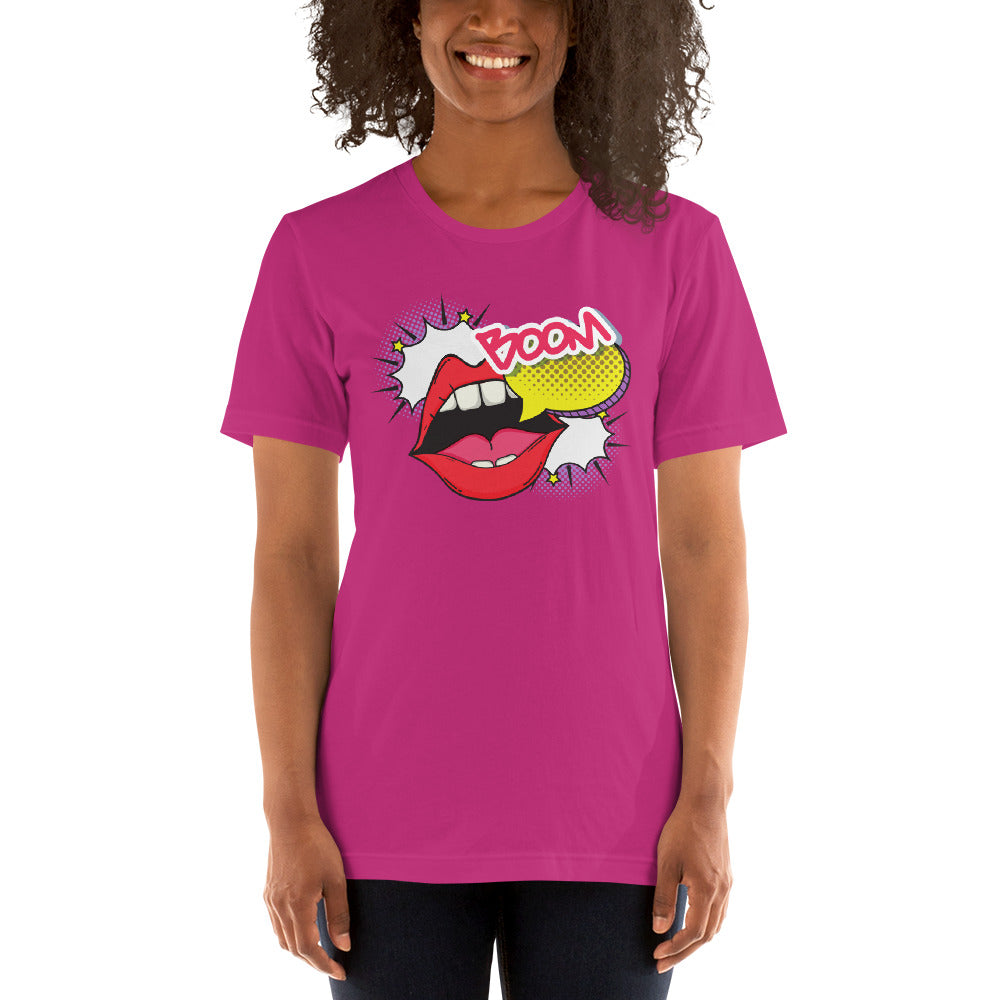 Boom Pop Art, Retro Boom, Unisex t-shirt