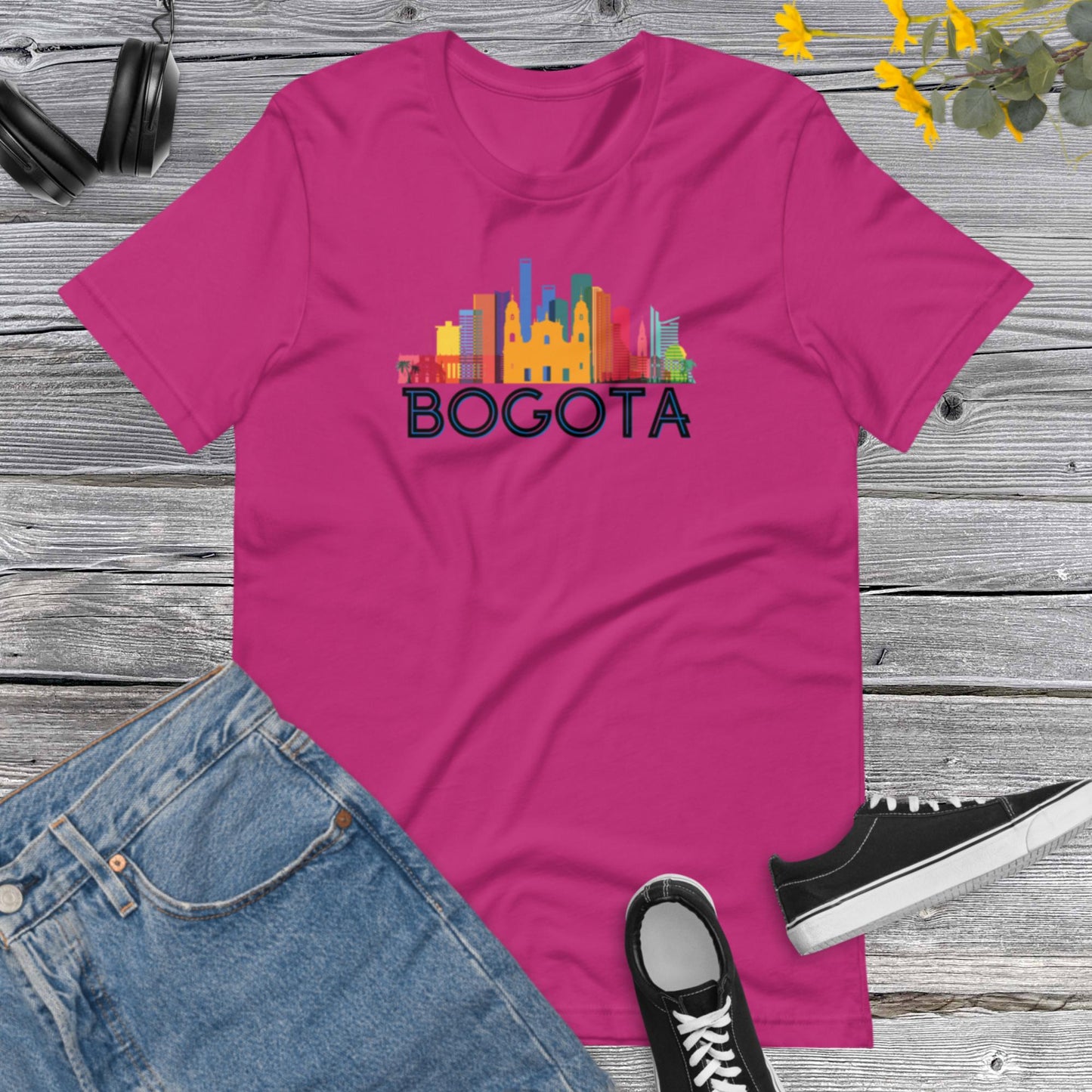 Bogota Colorful Architecture, Bogota City, I Love Colombia, Colombian Tees, Travel, Urban  Unisex t-shirt