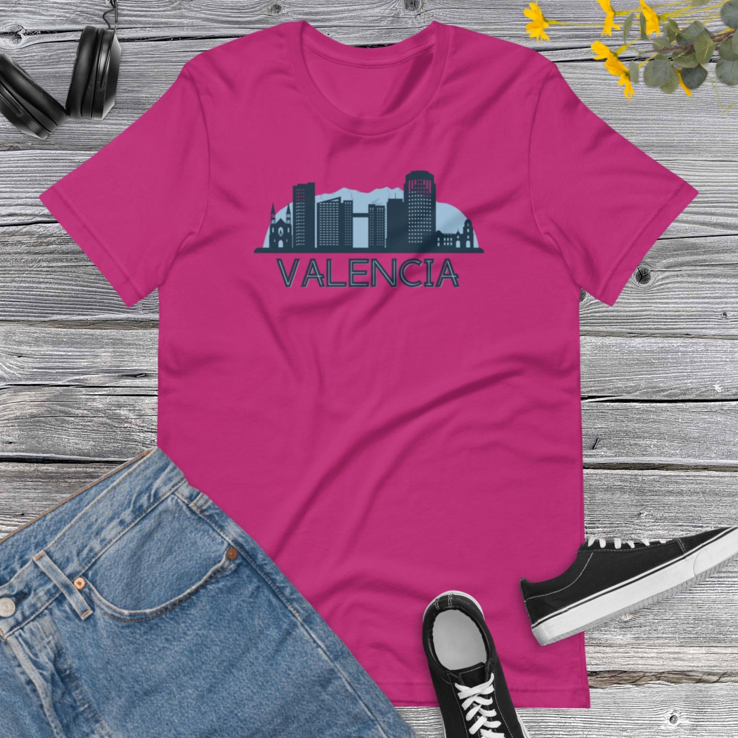 Valencia Architecture Skyline, Valencia City, I Love Venezuela, Venezuelan Tees, Travel, Valencia Lover, Urban  Unisex t-shirt