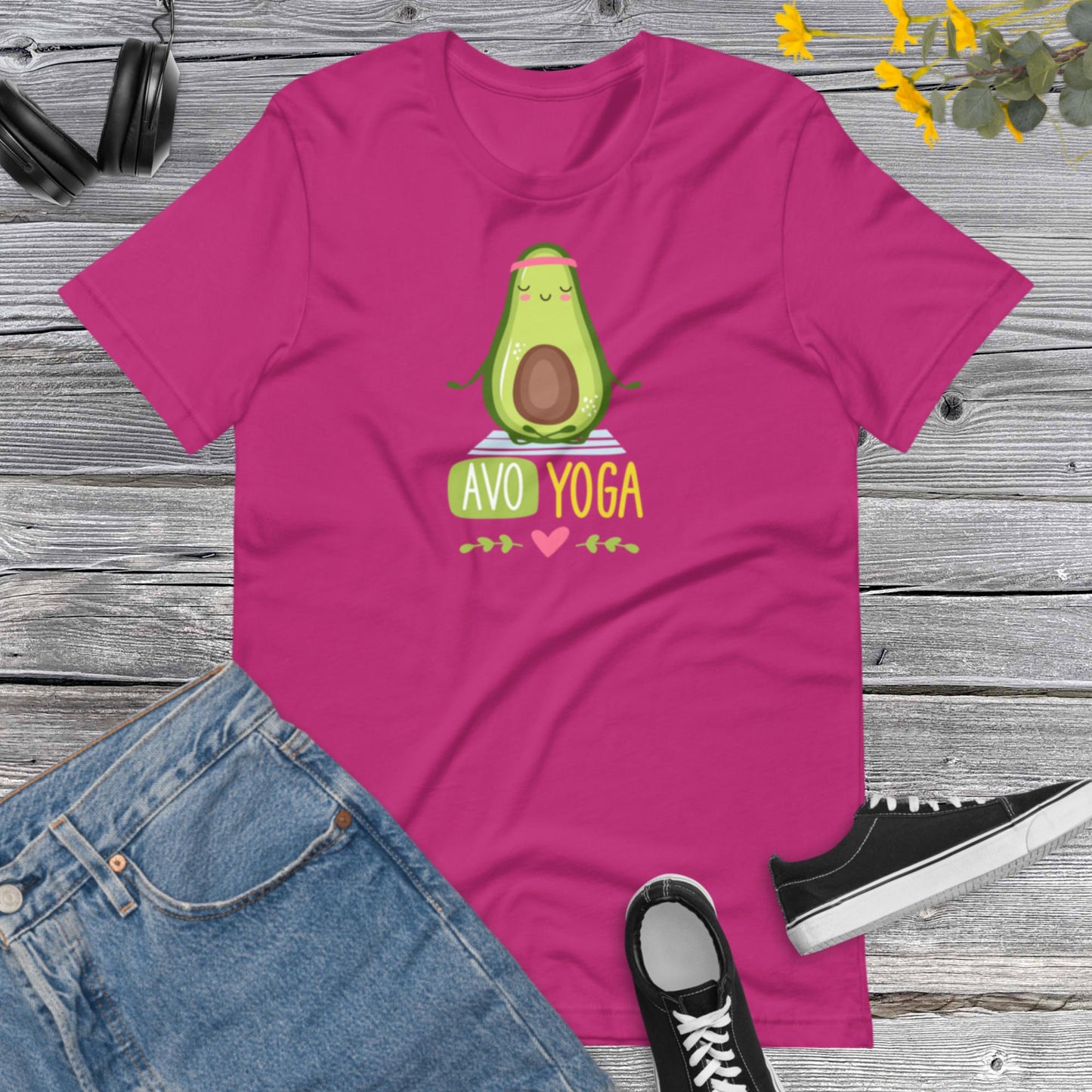 Avoyoga, Avocado Yoga, Avocado Shirt, Avocado Lover Shirt, Avocado Cute, Avocado Yoga Vegan Unisex t-shirt