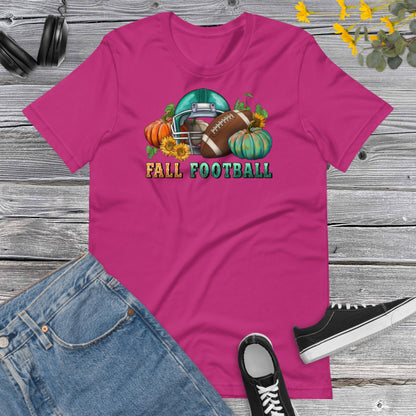 Fall Football, Football Ball, Football Lover, Pumpkin, Happy Fall, Football Game Day Unisex t-shirt