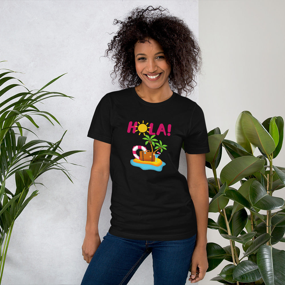 HOLA VERANO Summer T-Shirt, Beach Vacay Shirt, Summertime Shirt, Beach Trip Tee, Vacation Shirt, Beach Shirt, Unisex t-shirt