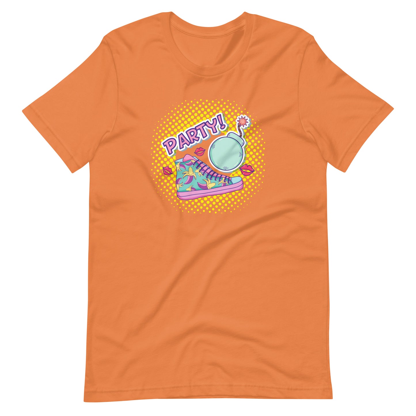 Birthday Pop Art, Retro Party Pop Art, Unisex t-shirt