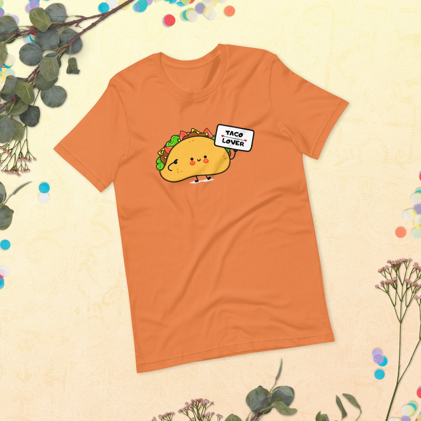 Taco Lover Shirt,  Mexican Taco Fiesta Party Shirt, Foodie Gift, Funny Taco Tee, Mexican Food Unisex t-shirt