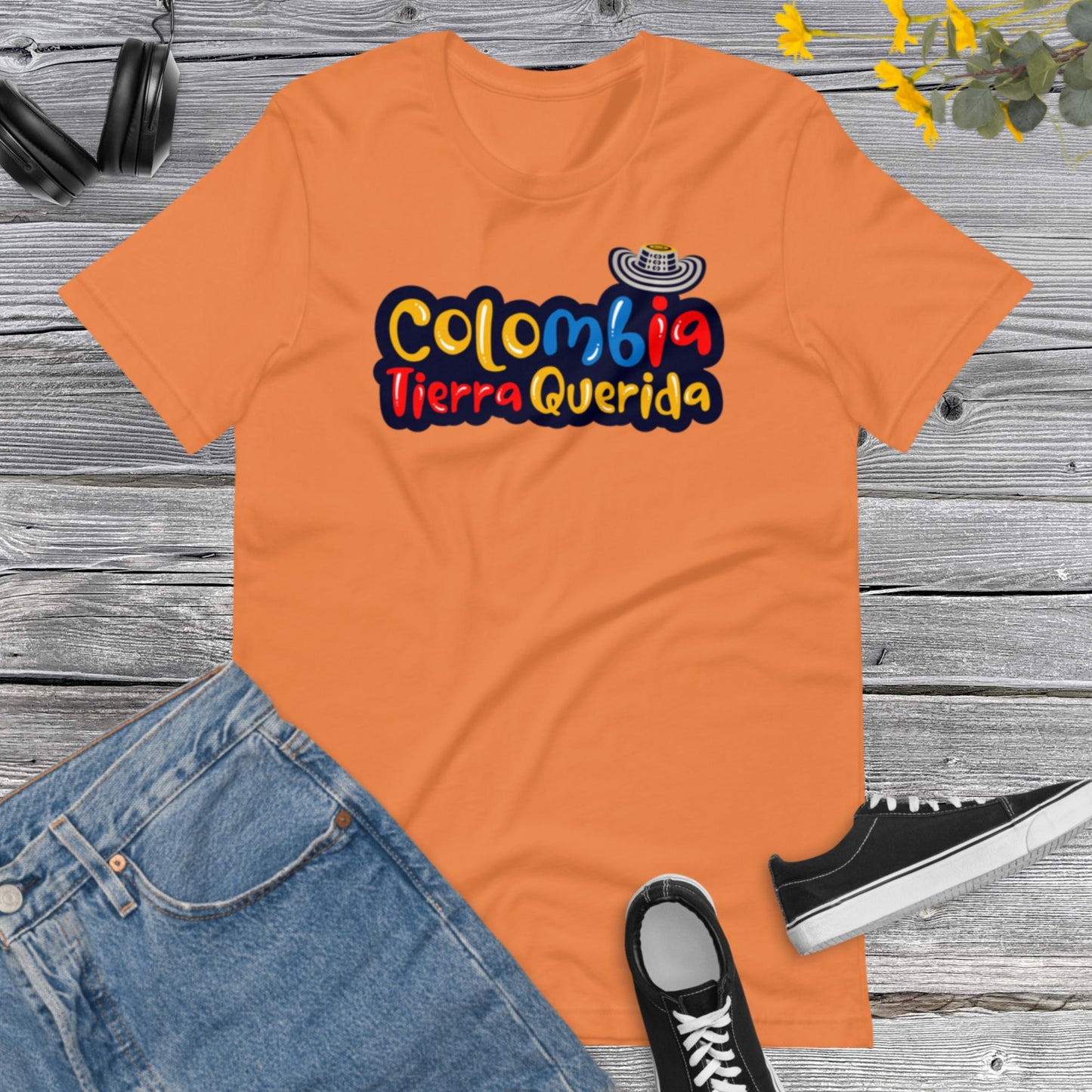 Colombia Tierra Querida shirt, I Love Colombia, Colombian, Latina Tee, Latino Tshirt, Colombia Gift, Colombia Traveler Top Unisex t-shirt