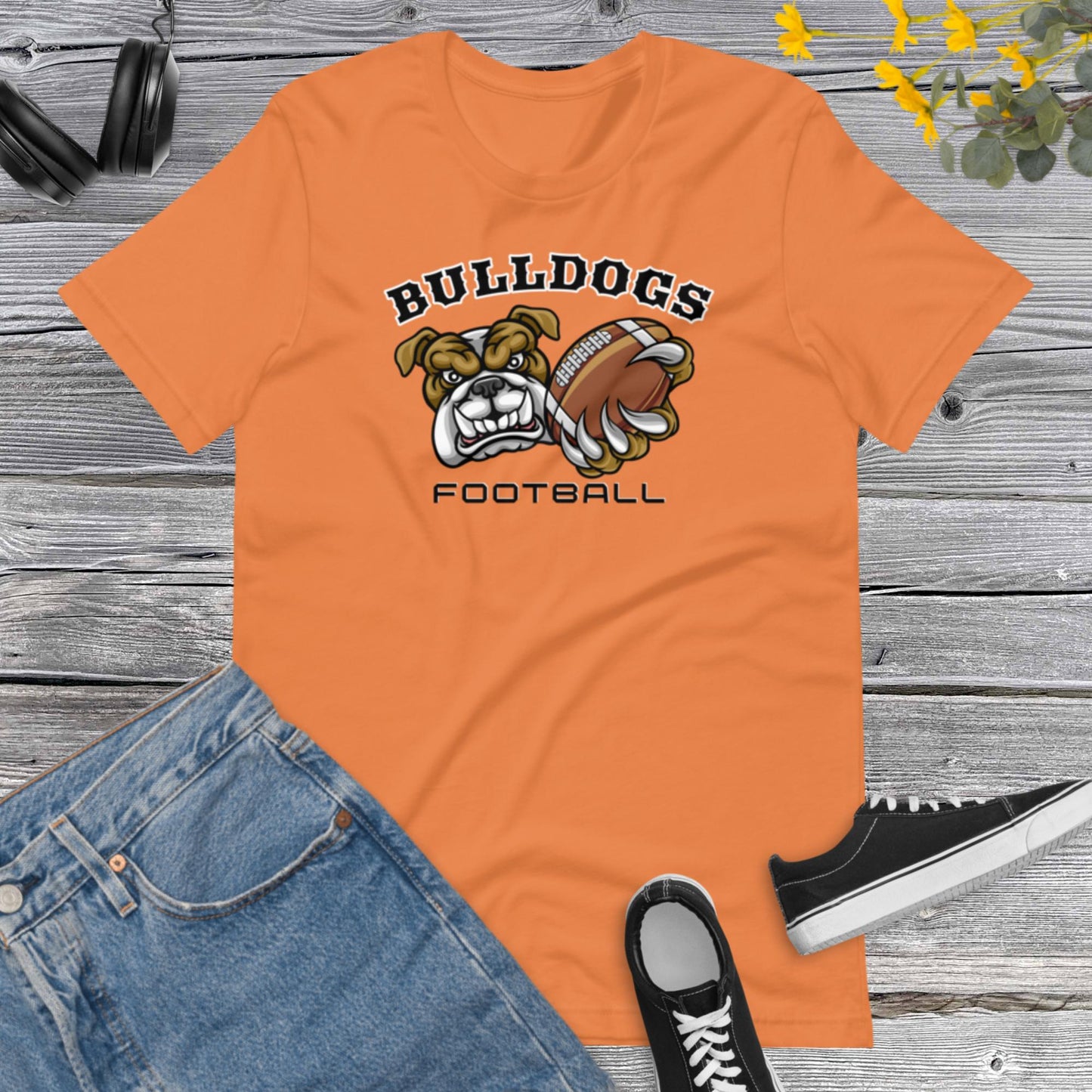 Bulldog American Football, Football Season, Bulldogs Lover, Sports Team, Bulldogs Football Unisex t-shirt