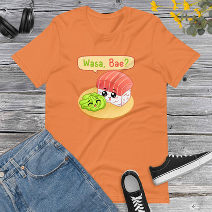 Wasa Bae Shirt, Sushi Shirt, Cute Couple Shirt, Couple Shirt, Valentine Shirt, Valentines Day Gift, Funny Sushi Unisex t-shirt