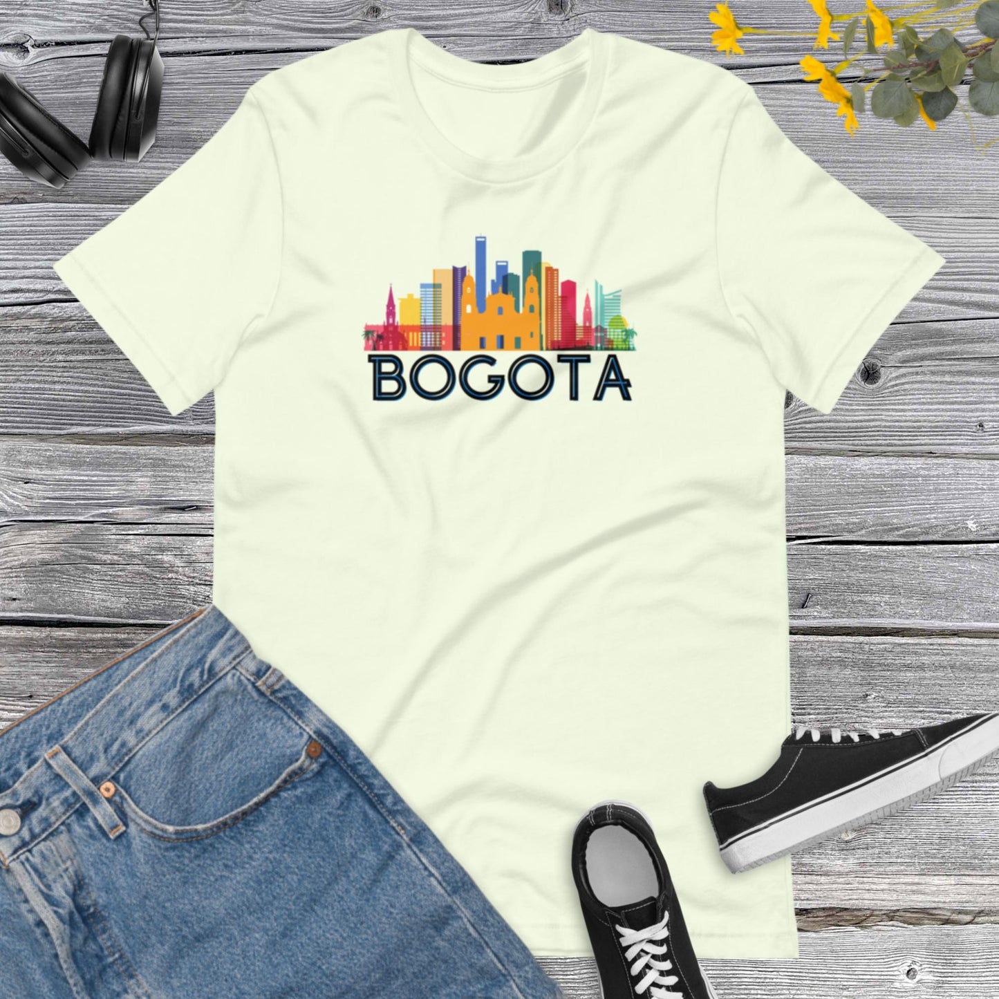 Bogota Colorful Architecture, Bogota City, I Love Colombia, Colombian Tees, Travel, Urban  Unisex t-shirt