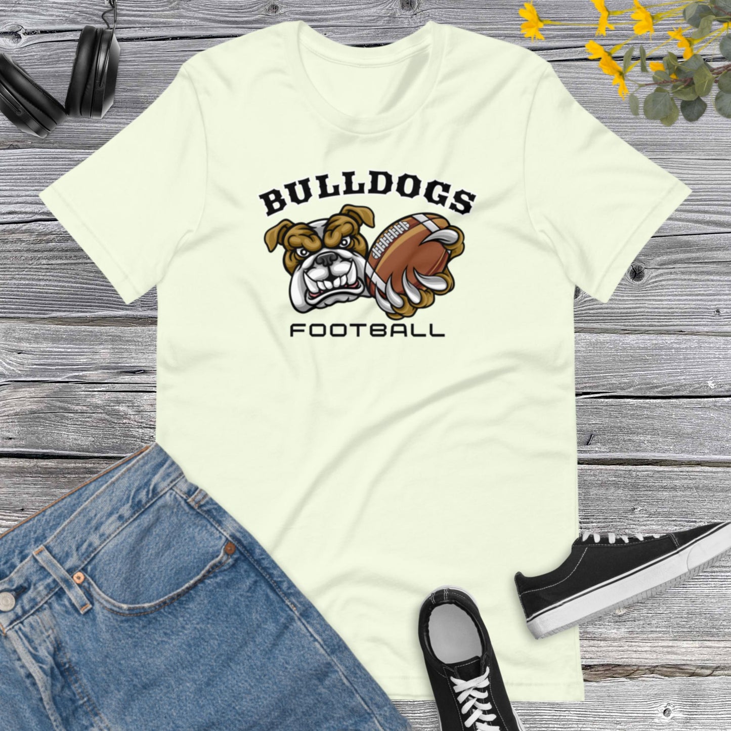 Bulldog American Football, Football Season, Bulldogs Lover, Sports Team, Bulldogs Football Unisex t-shirt