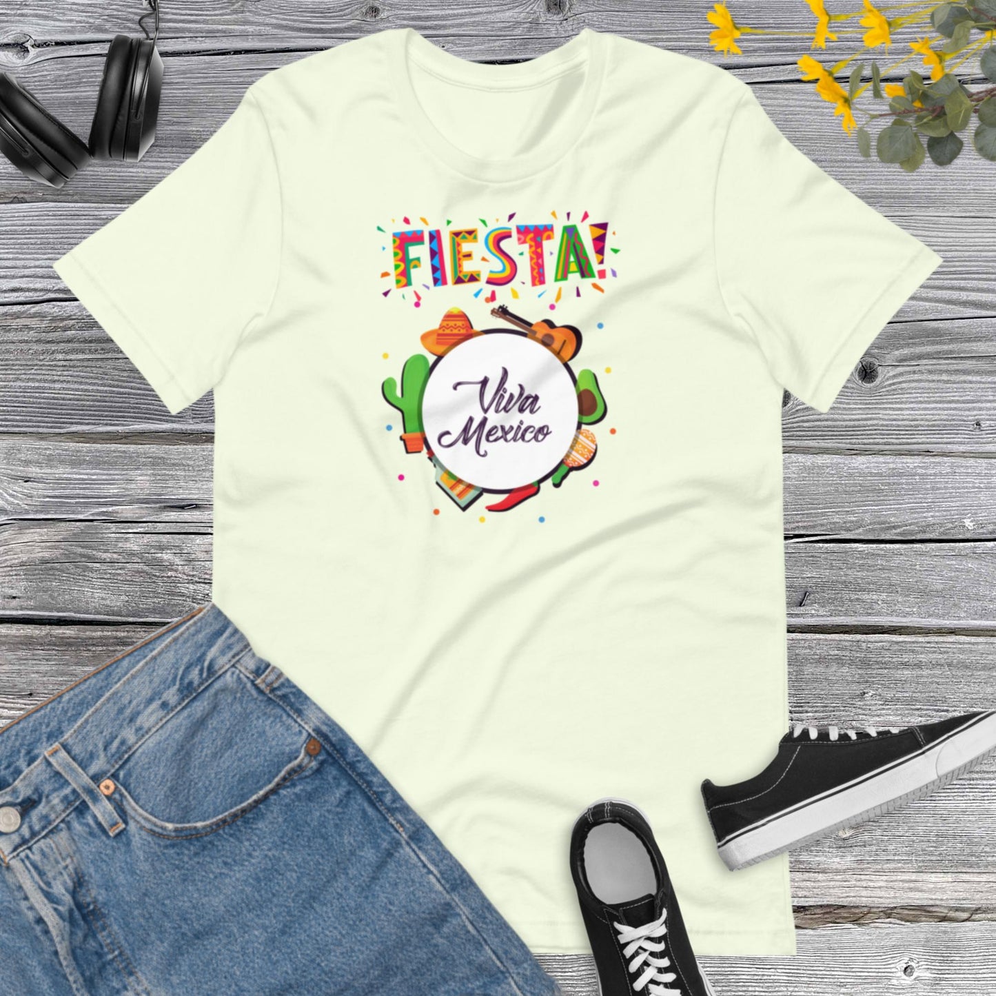 Fiesta ! Viva Mexico , Independencia de Mexico, Viva Mexico, Cinco De Mayo Latin, Gift For Mexican, Country Heritage, Unisex t-shirt