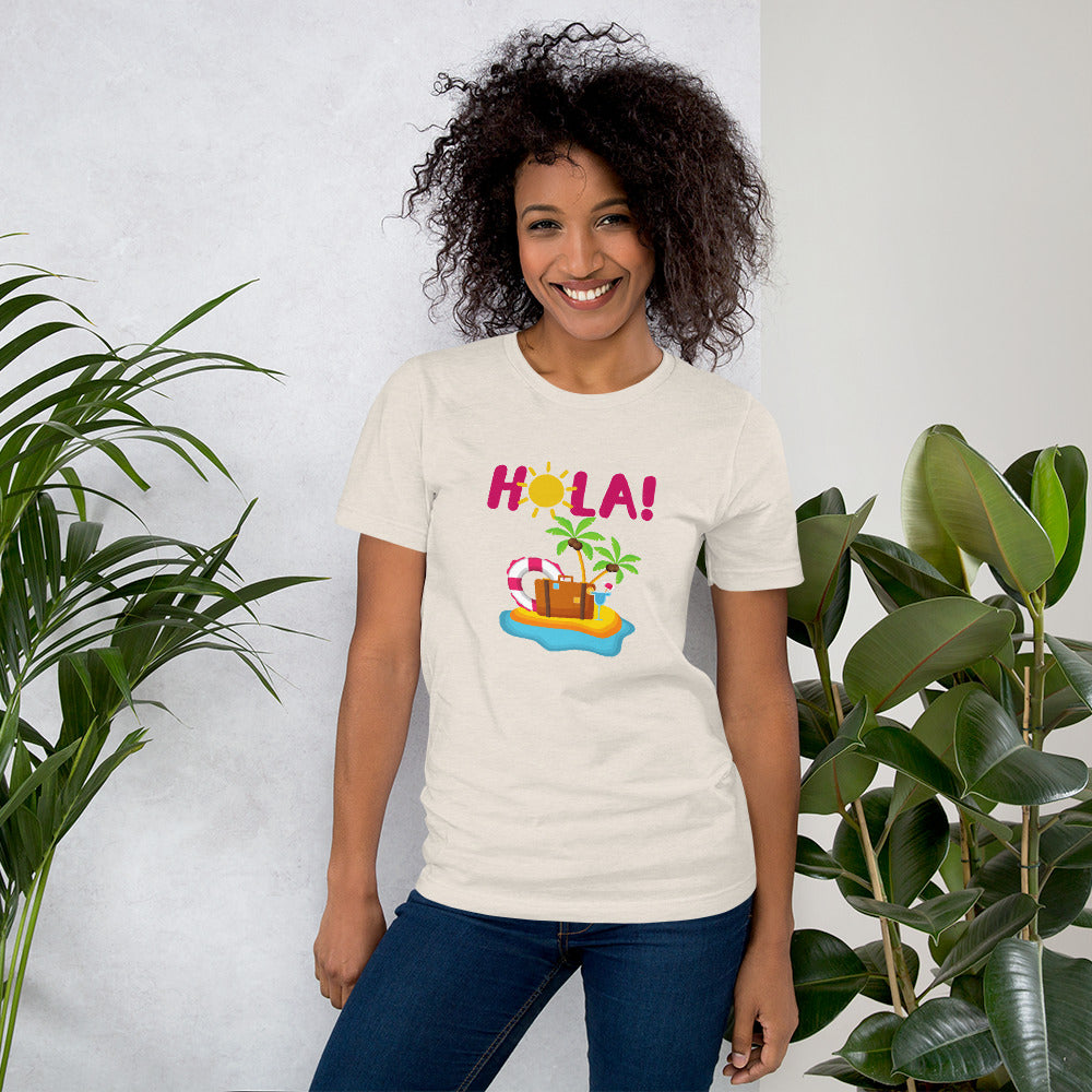 HOLA VERANO Summer T-Shirt, Beach Vacay Shirt, Summertime Shirt, Beach Trip Tee, Vacation Shirt, Beach Shirt, Unisex t-shirt