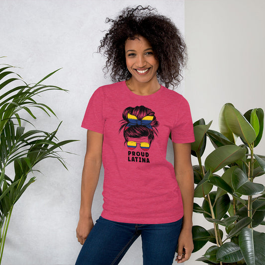 Colombian Latina, Proud Latin, Colombia girl, Proud Latina, Trending Latin, Unisex t-shirt