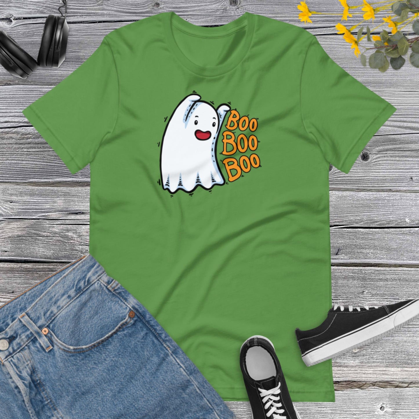 Ghost Boo! Funny Ghost Shirt, Halloween Shirt, Happy Halloween Spooky Ghost Gift Unisex t-shirt