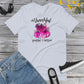 Thankful Grateful & Blessed Pumpkins Pink, Happy Fall Shirt, Flowers Pumpkin Pink Shirt, Fall Shirt, Family Thanksgiving Unisex t-shirt