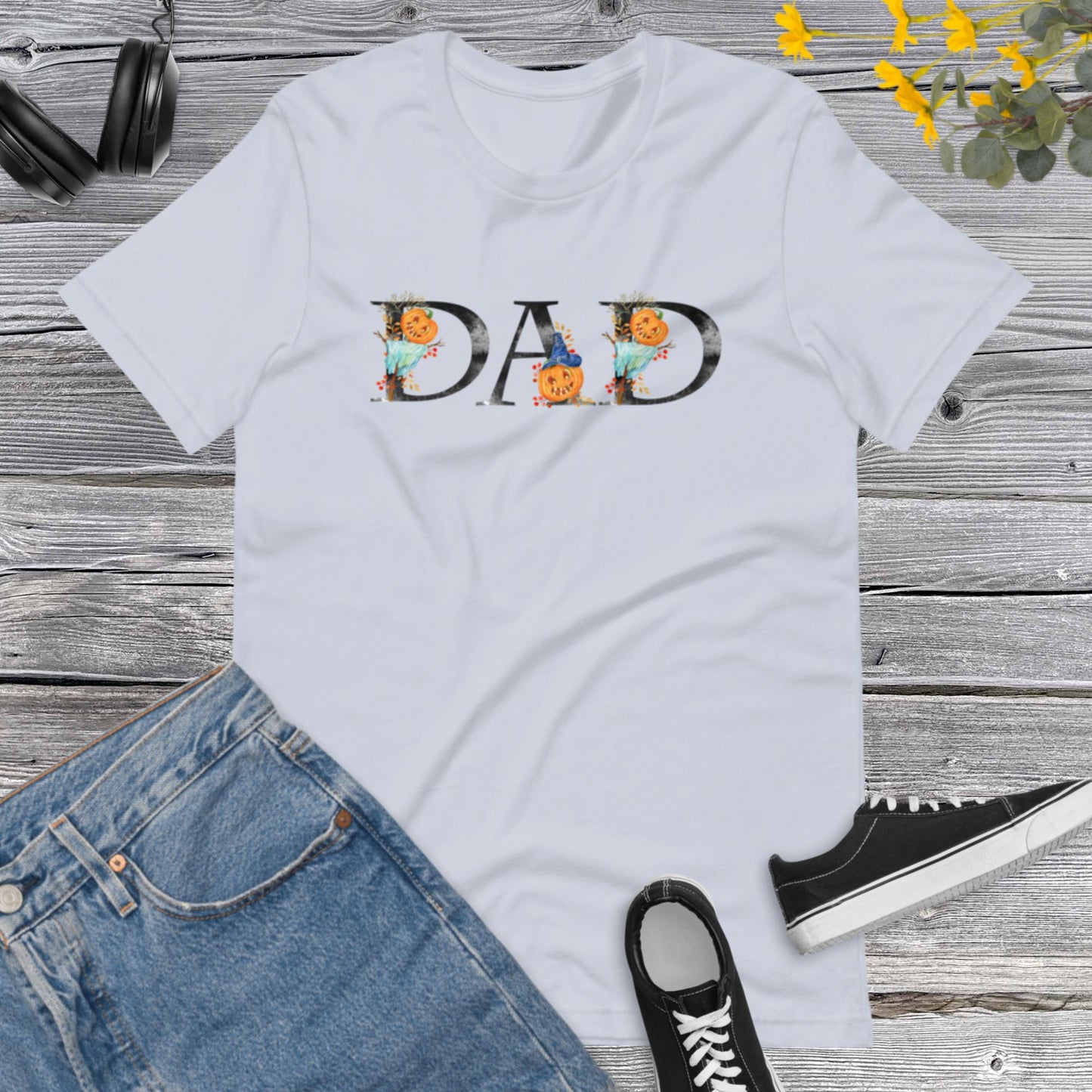 DAD Halloween Shirt, Halloween Family, Mens Halloween Papa Shirts, Halloween Costume, Pumpkins Halloween Papa Unisex t-shirt