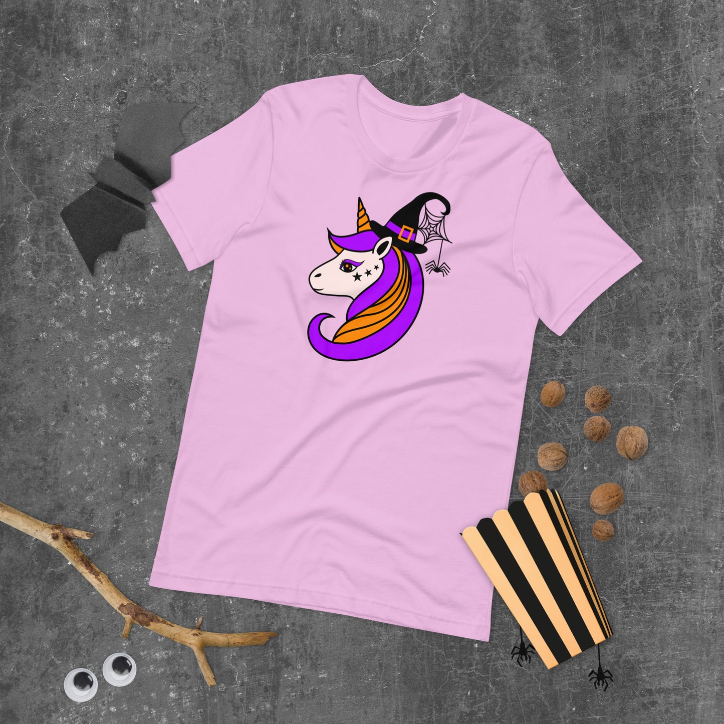 Witch Unicorn Halloween, Halloween Party, Halloween Shirt, Unicorn Witch Unisex t-shirt