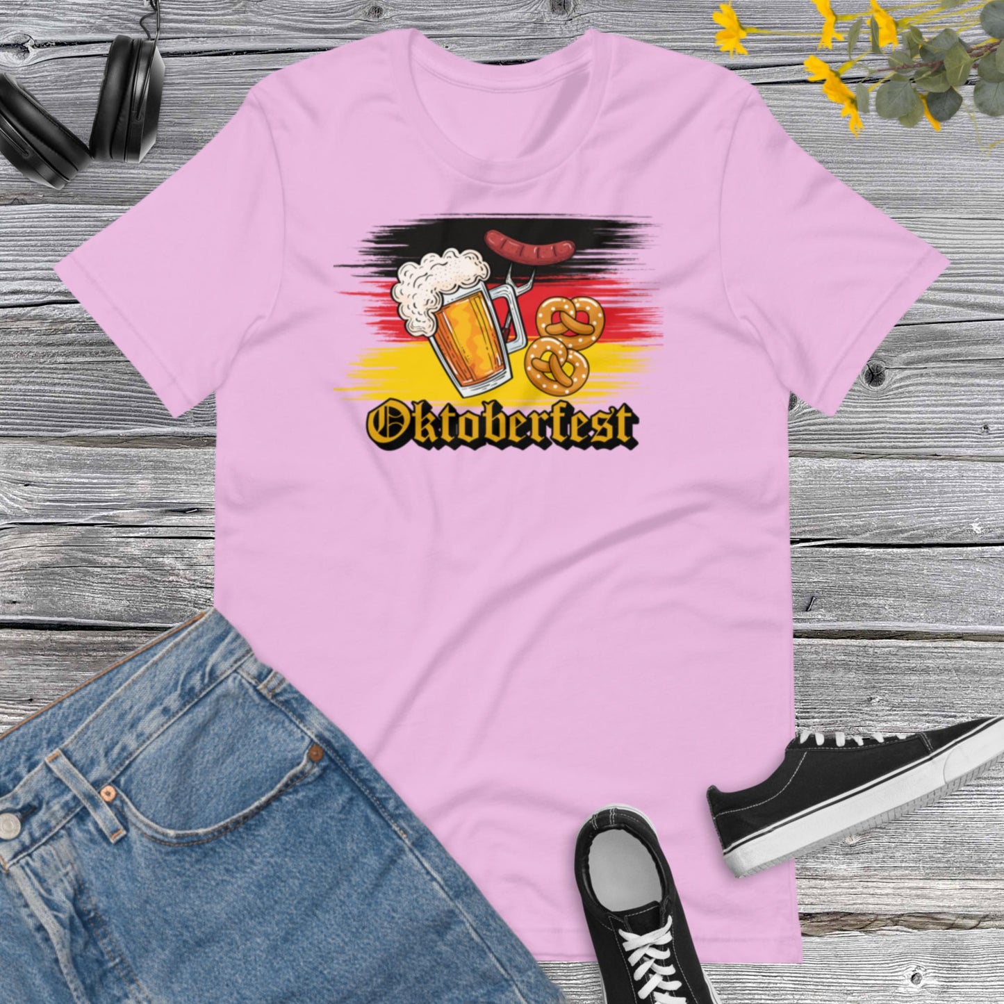 Oktoberfest Shirt, Funny Oktoberfest, Drinking Shirts, Beer Festival, Flag Germany Unisex t-shirtUnisex t-shirt