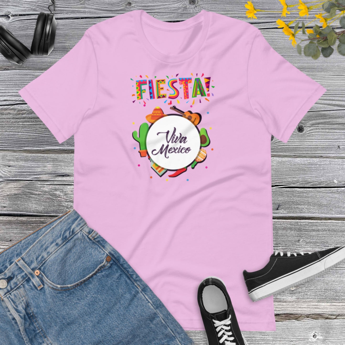 Fiesta ! Viva Mexico , Independencia de Mexico, Viva Mexico, Cinco De Mayo Latin, Gift For Mexican, Country Heritage, Unisex t-shirt