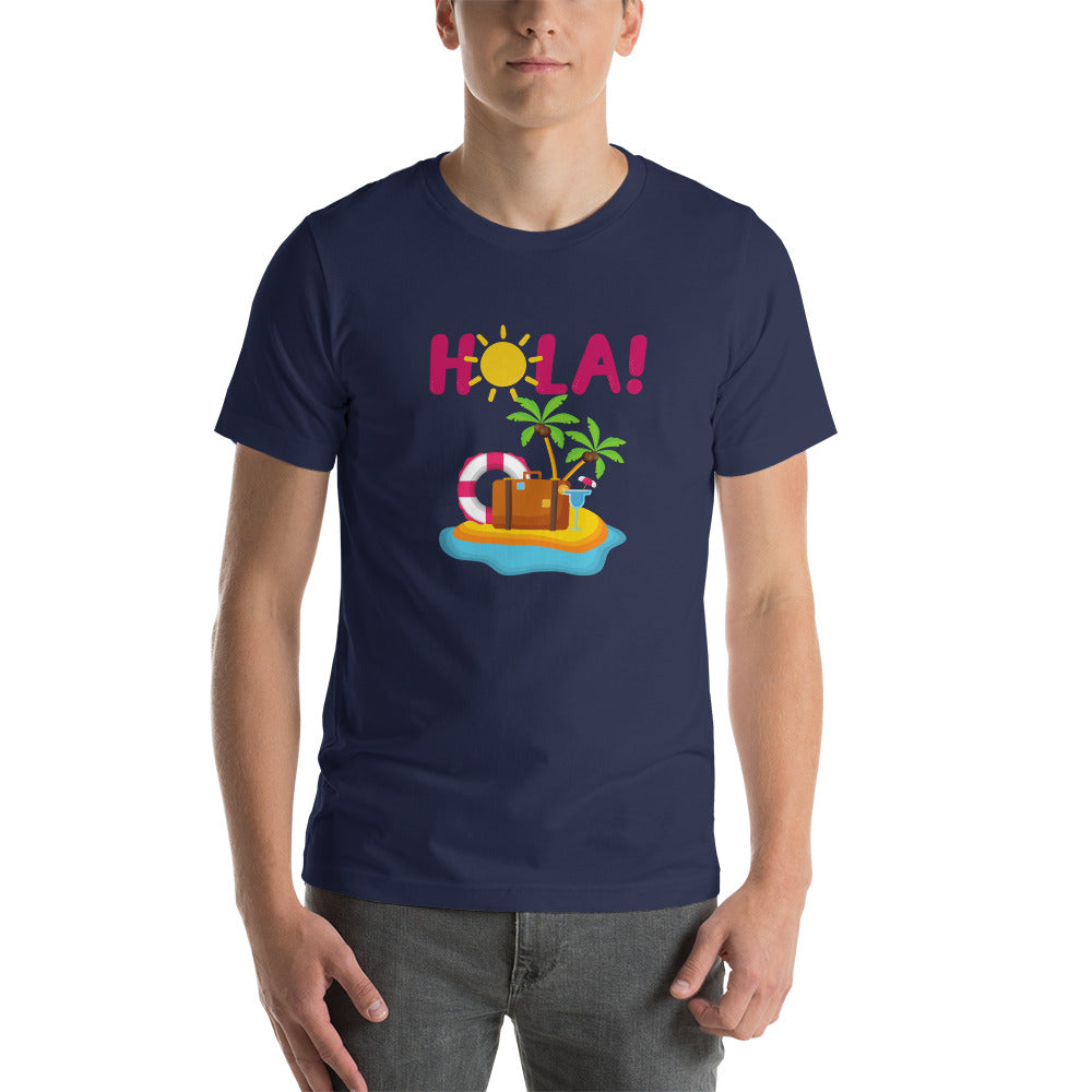 HOLA VERANO Summer T-Shirt, Beach Vacay Shirt, Summertime Shirt, Beach Trip Tee, Vacation Shirt, Beach Shirt, Unisex t-shirt