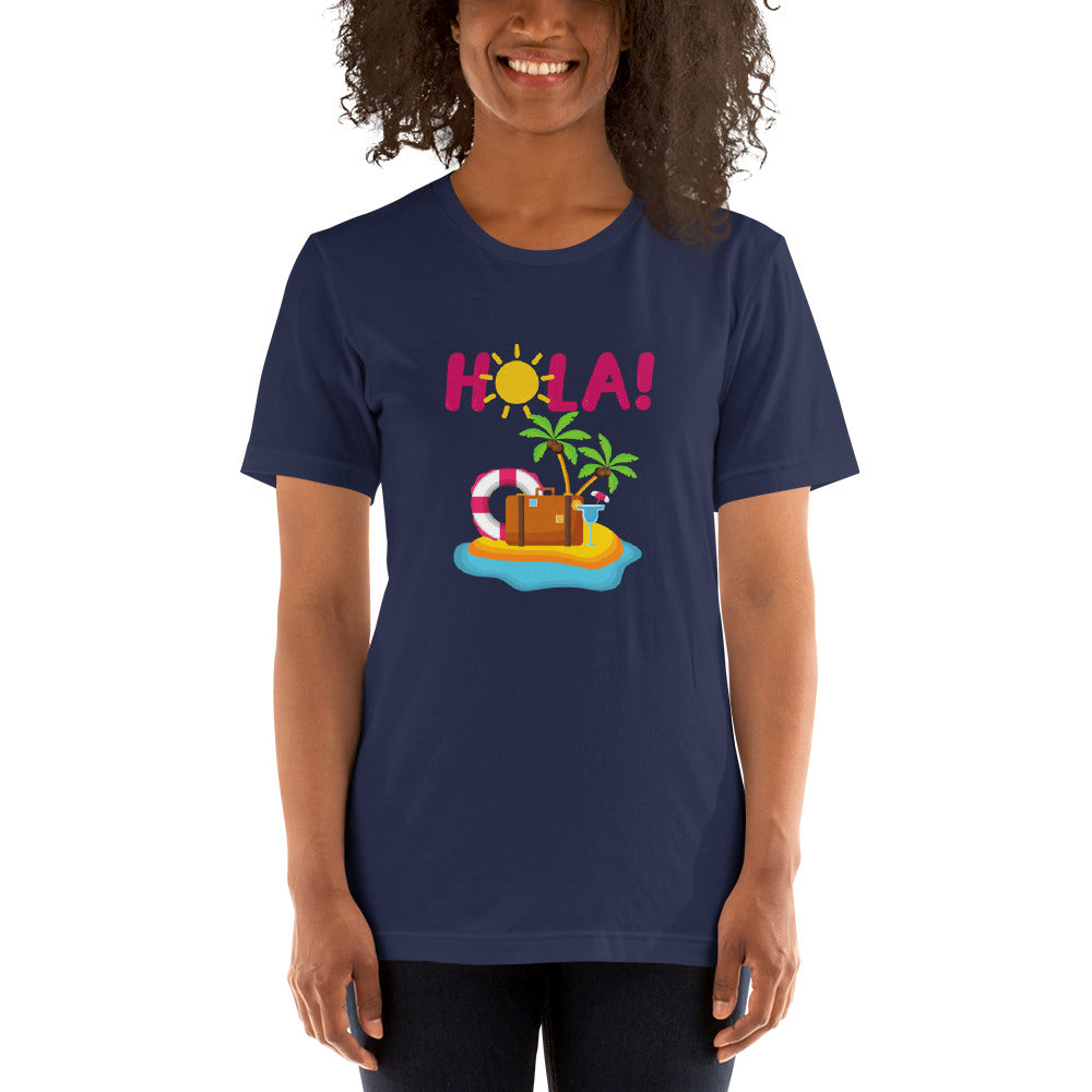 HOLA VERANO Summer T-Shirt, Beach Vacay Shirt, Summertime Shirt, Beach Trip Tee, Vacation Shirt, Beach Shirt, Unisex t-shirt