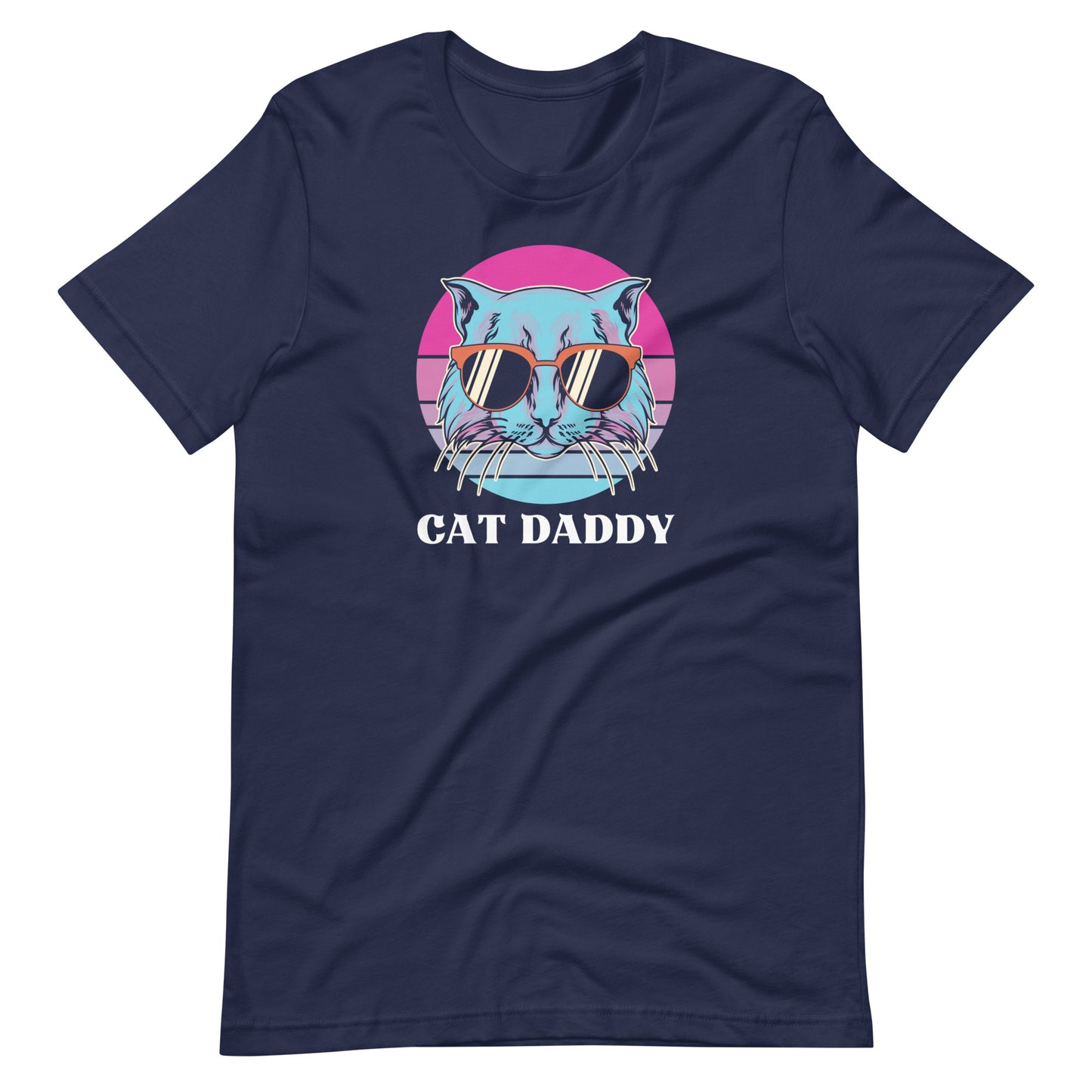 Vintage Cat Daddy Father's Day Shirt, Cool Cat Lovers Men's Gift, Cat Lover Husband Tee Unisex t-shirt