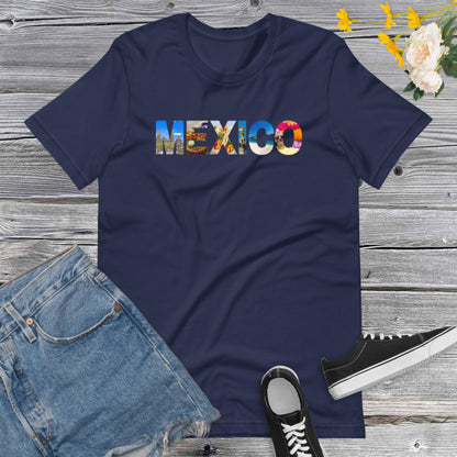 Mexico City Photo, Shirt For Traveler, Mexico Statue Shirt Gift For Mexicans,  Guadalajara, Tequil$, Tacos, Cancun,  Latina Shirt,Shirt For Mexican Unisex t-shirt