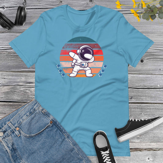 Astronaut Dance Move, Dancing Astronaut, Outer Space Shirt, Dance Lover, Astronaut Shirt, Cute Astronaut Unisex t-shirt