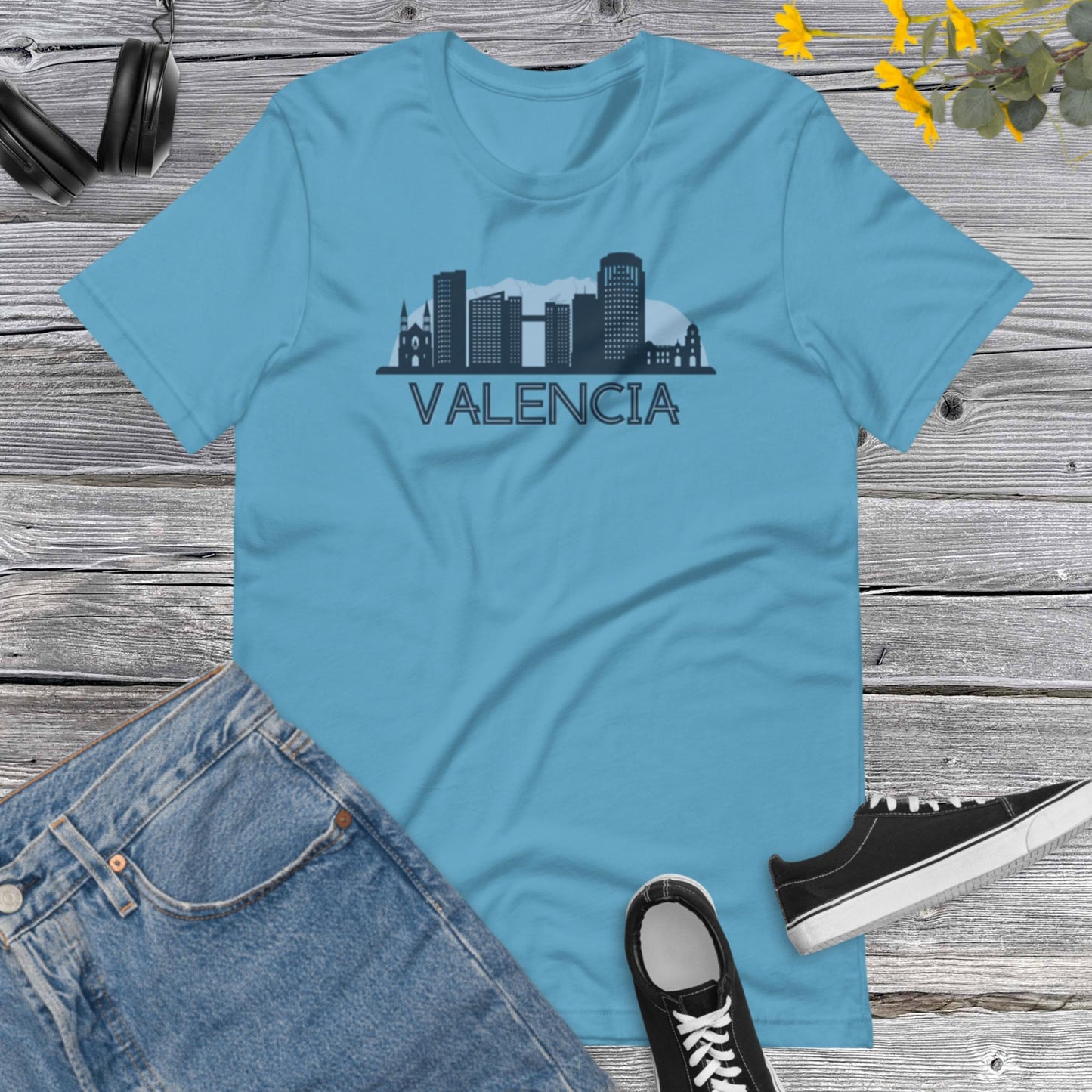 Valencia Architecture Skyline, Valencia City, I Love Venezuela, Venezuelan Tees, Travel, Valencia Lover, Urban  Unisex t-shirt