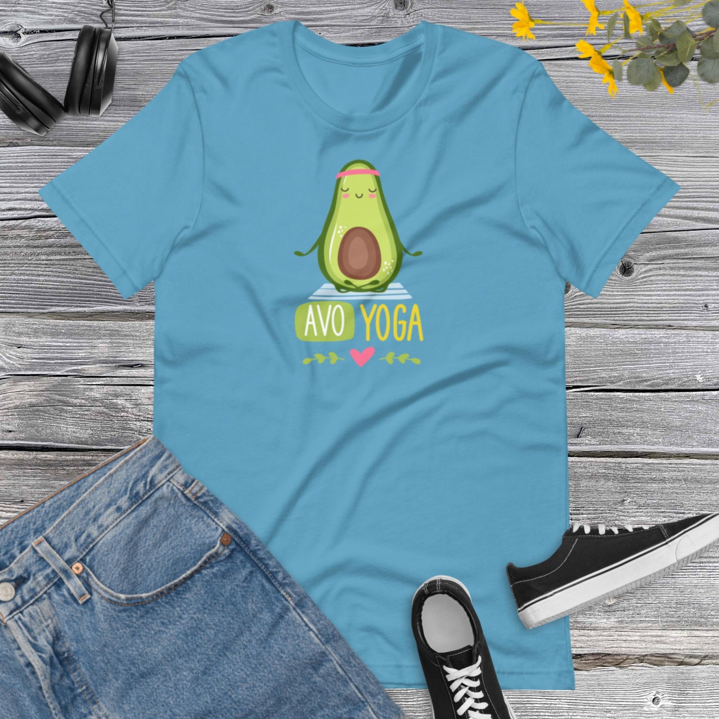 Avoyoga, Avocado Yoga, Avocado Shirt, Avocado Lover Shirt, Avocado Cute, Avocado Yoga Vegan Unisex t-shirt