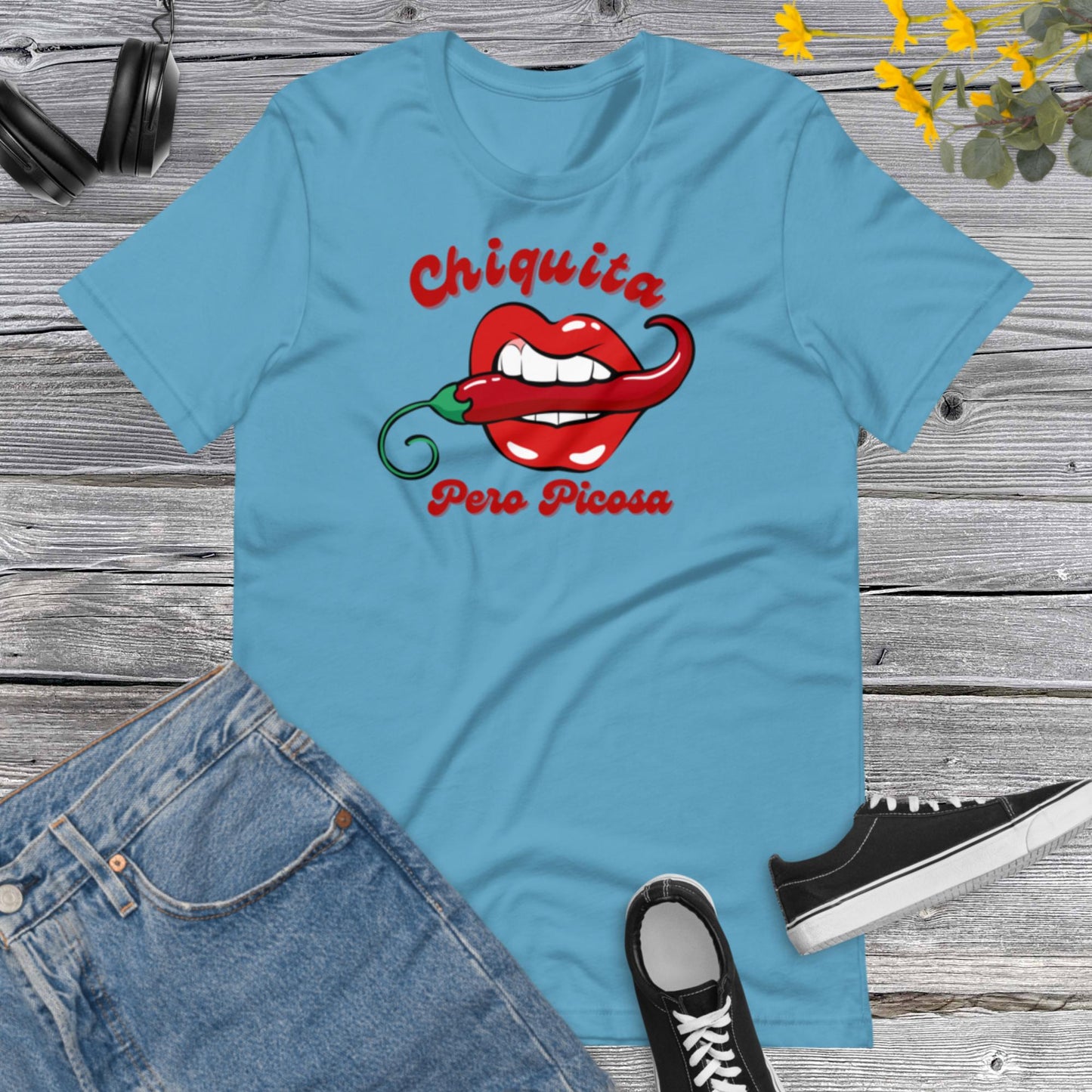 Chiquita Pero Picosa, Retro Chili Pepper, Latina Power, Latina Feminist, Funny shirt, Chiquita Vintage Shirt, Hot Head Unisex t-shirt